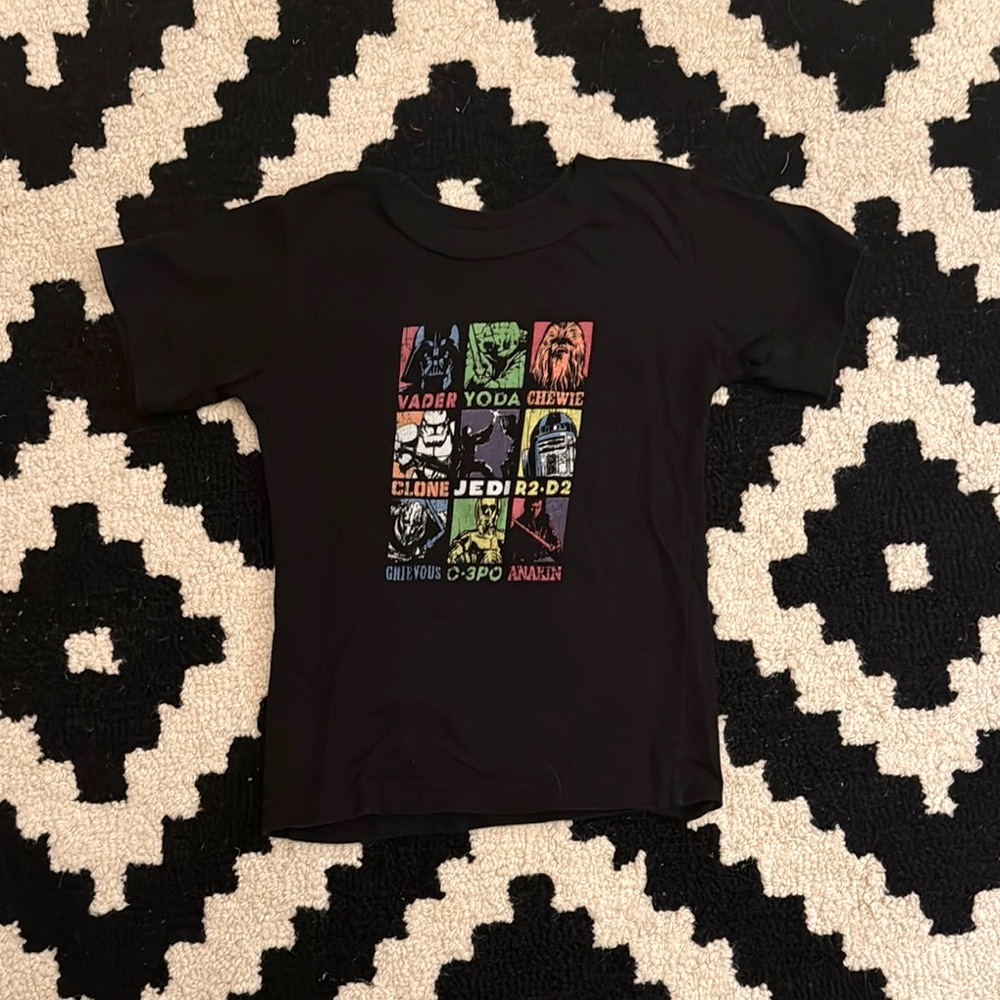 Black Star Wars Graphic T-Shirt